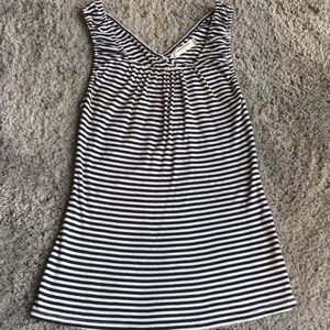 Anthropologie Blue and White Tank Top